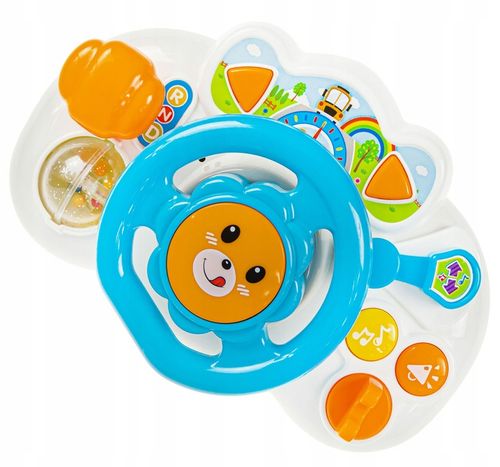 INTERAKTYWNA KIEROWNICA EDUKACYJNA DLA DZIECI KLAKSON DŹWIĘKI ŚWIATŁA na Arena.pl