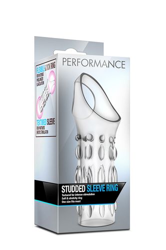 performance studded sleeve ring clear na Arena.pl