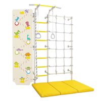 Drabinka gimnastyczna NEXT 3 DINO prowans | ścianka, siatka, materac