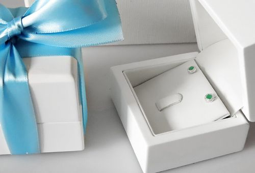 Złote kolczyki KBD3834 - Diament na Arena.pl