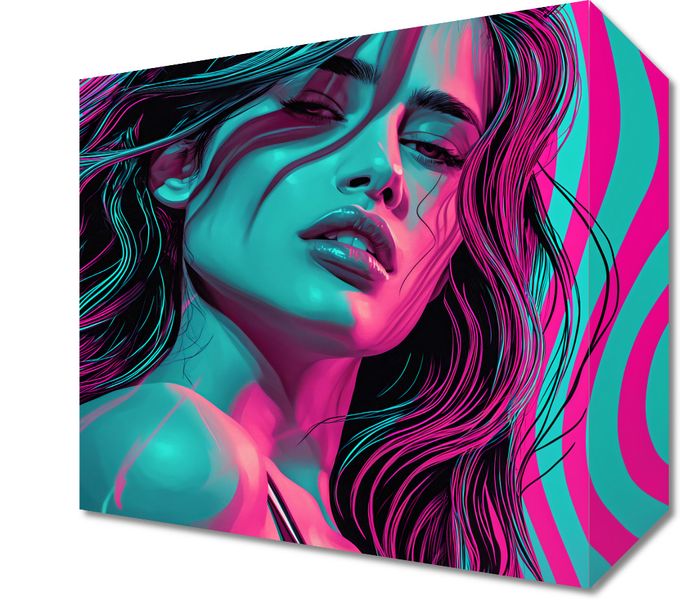 Obraz 20x20cm Neonowy Wzrok zdjęcie 1
