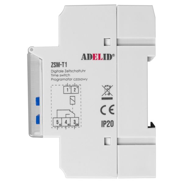 Timer programator czasowy tygodniowy na szynę TH35 zdjęcie 9