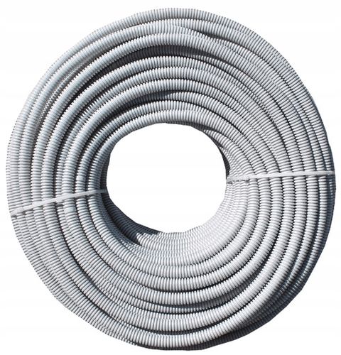 RURA PESZEL KARBOWANA 16mm SZARA Z PILOTEM 25M Z DRUTEM DO na Arena.pl