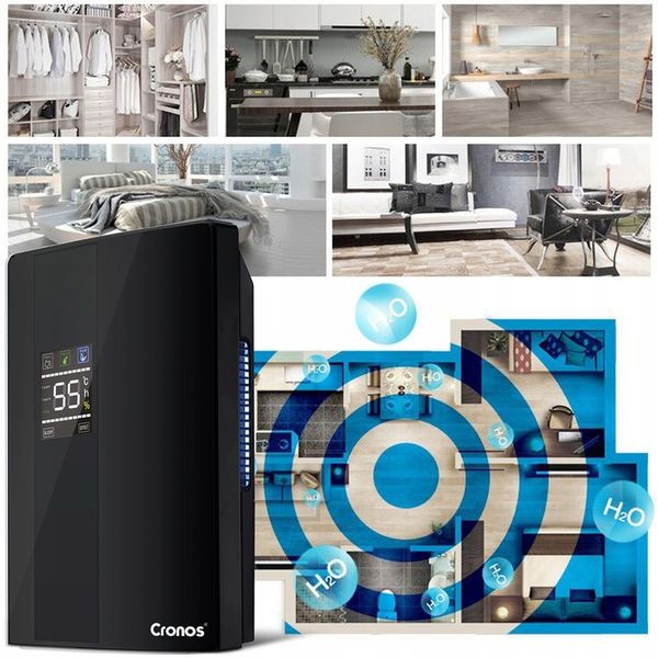 OSUSZACZ POWIETRZA POCHŁANIACZ WILGOCI 2,2L CICHY 65W CRONOS zdjęcie 8