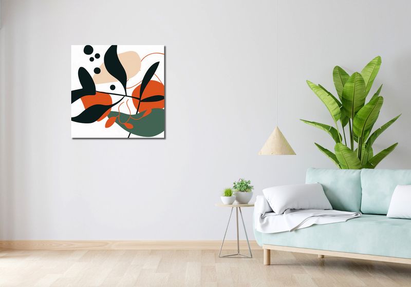 Obraz 70x70cm Krzyk Natury zdjęcie 2