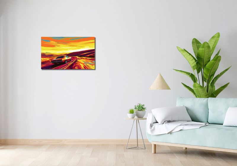 Obraz 70x40cm Pędź Przed Siebie zdjęcie 2