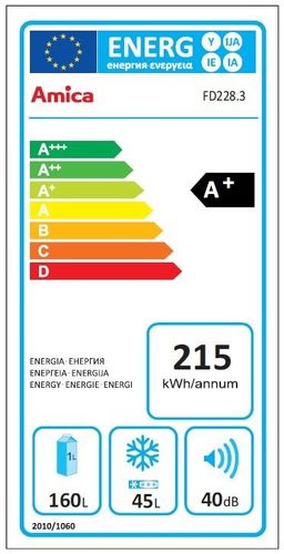 Amica FD228.3 Chłodziarko-zamrażarka na Arena.pl