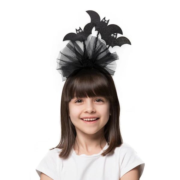 Opaska na Halloween Trzy Nietoperze zdjęcie 2