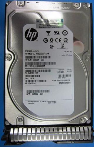 HP Enterprise 2TB 6G SATA 7.2k 3.5in, MB2000GCQXQ na Arena.pl