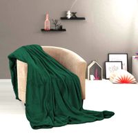 Koc Z Mikrofibry Henry 160X200 - Ciemnozielony