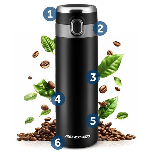 Termos próżniowy 450 ml BD-786 czarny na Arena.pl