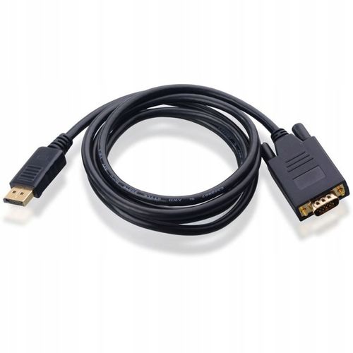 Przejściówka Kabel Adapter DisplayPort DP do VGA 2 m 1080 full HD 2m na Arena.pl