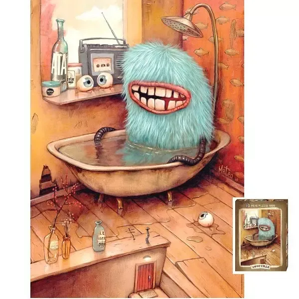 Puzzle 1000 elementów. Zozowille Bathtub zdjęcie 2