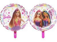 Balon foliowy „Barbie, dwustronny”, 45 cm (18 cali) [balon na hel]