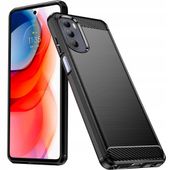 carbon case elastyczne etui pokrowiec motorola moto g stylus 2022 czarny
