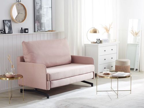 Sofa rozkładana różowa BELFAST na Arena.pl