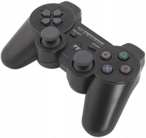 BEZPRZEWODOWY GAMEPAD BLUETOOTH PAD PS3 WIBRACJA CZARNY ESPERANZA MARINE na Arena.pl