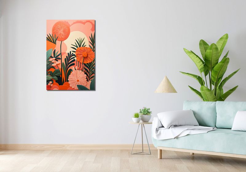 Obraz 60x90cm Koralowy Ogród zdjęcie 2