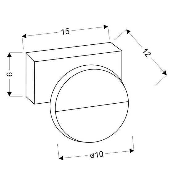 Sing kinkiet 3W LED biały 4000K zdjęcie 6