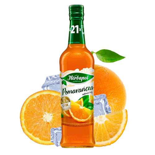 Herbapol Syrop o smaku pomarańczowym 420 ml na Arena.pl