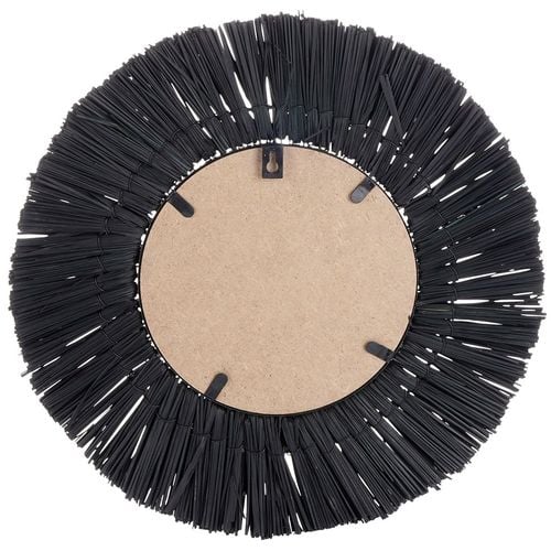 Lustro ścienne czarne okrągłe 42 cm na Arena.pl