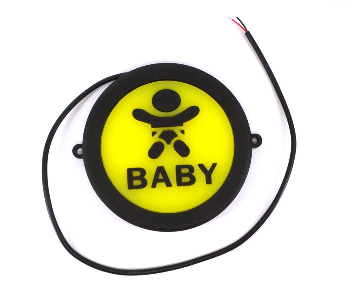 "BABY" Uwaga dziecko LED  podświetlane, wodoodporne na Arena.pl