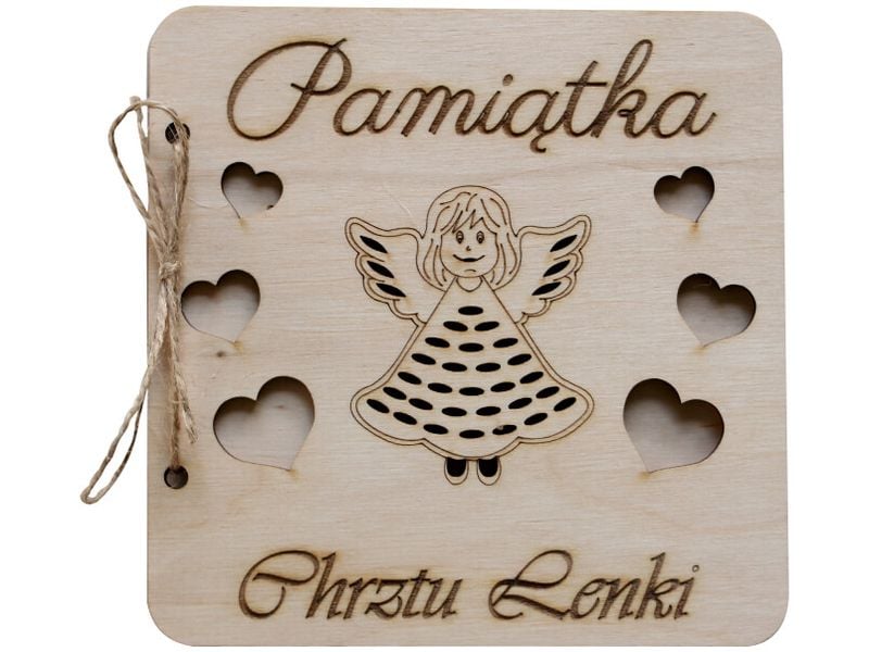 Prezent na chrzest Pamiątka chrztu dla dziewczynki od chrzestnej zdjęcie 1