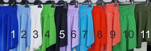 SZEROKIE luźne SPODENKI damskie SPÓDNICO SPODENKI na Arena.pl