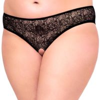 Frywolne Majteczki Damskie Otwarte Soft Line Plus Size 2467 XL