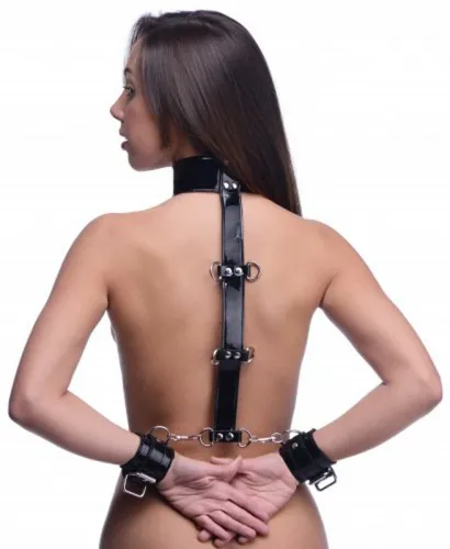 xr brands bound system obroża z mankietami neopren, regulacja, czarna na Arena.pl