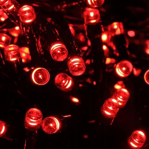 Lampki Choinkowe Świąteczne Czerwone 500 Led 40m Świąteczne Łańcuchy na Arena.pl