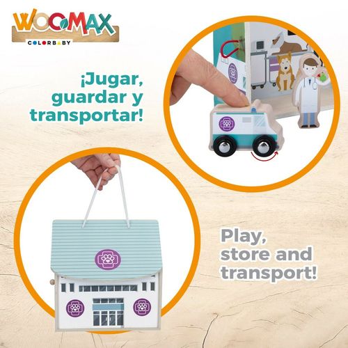 Playset Woomax Weterynarz 9 Części 4 Sztuk 19 x 18 x 19 cm na Arena.pl