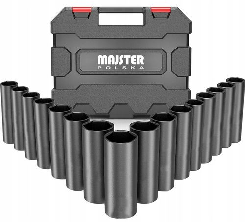 NASADKI UDAROWE ZESTAW NASADEK UDAROWYCH 1/2 DŁUGIE 16EL 10-32MM na Arena.pl
