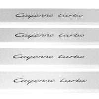 Listwa progowa PORSCHE CAYENNE 9Y0 CAYENNE TURBO Stal nierdzewna 304 mat