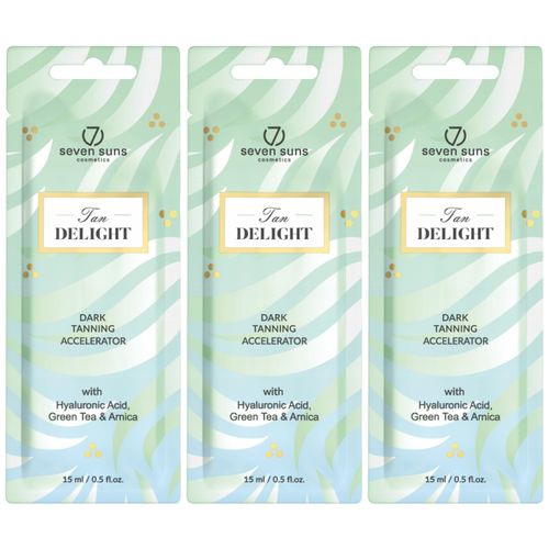 Zestaw 3x 7suns Tan Delight Accelerator Dark Tanning 15ml na Arena.pl