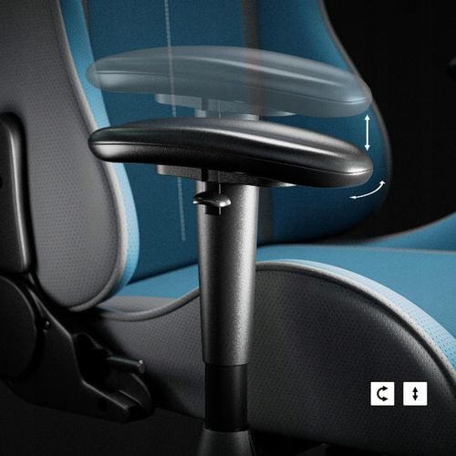 Fotel gamingowy Diablo Chairs X-Starter Niebieski na Arena.pl