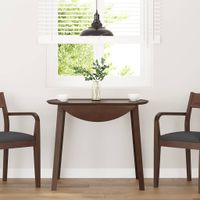 Stół jadalny Brązowy lite drewno guma