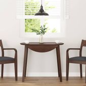 Stół jadalny Brązowy lite drewno guma