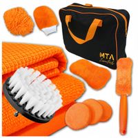ZESTAW DETAILINGOWY DO CZYSZCZENIA AUTA DETAILING SZCZOTKI PADY POLERSKIE