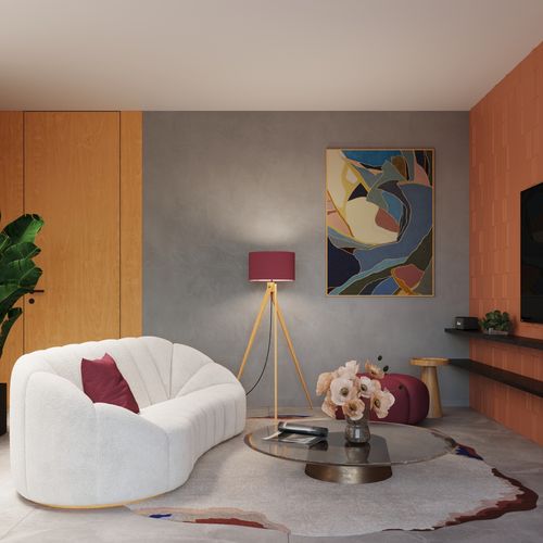 Lampa podłogowa NATT burgund na Arena.pl