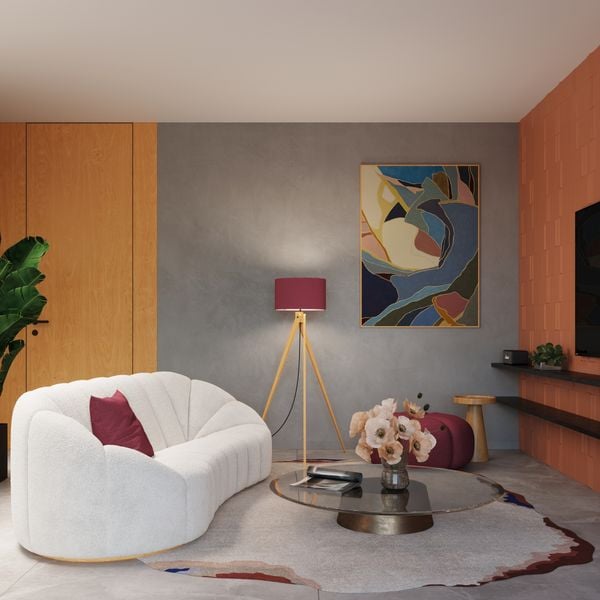 Lampa podłogowa NATT burgund zdjęcie 12