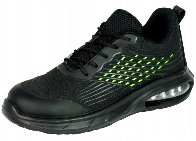 Buty robocze półbuty lekkie BHP ochronne sportowe męskie adidasy S1 SRC 44 zdjęcie 4