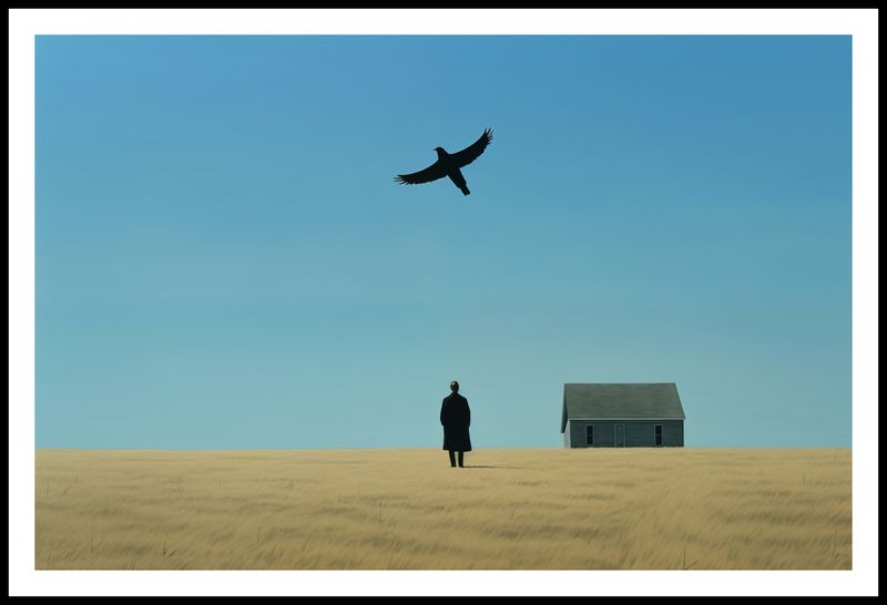 Plakat 91,5x60cm Samotny i Wolny zdjęcie 3