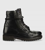 Pepe Jeans botki CZARNE skórzane R.38