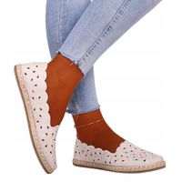 BUTY DAMSKIE ESPADRYLE TENISÓWKI HAFTOWANE WSUWANE