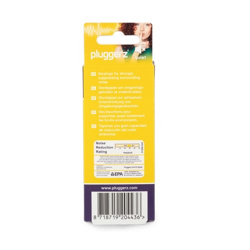 Zatyczki stopery do uszu do czytania nauki skupienia Pluggerz Uni Fit Quiet 26 dB na Arena.pl