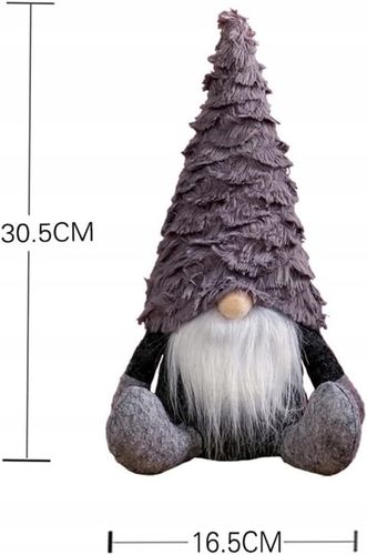 Zestaw Skrzatów Gnomów Świątecznych Pod Choinkę Krasnale Ozdobne 4 Sztuki na Arena.pl