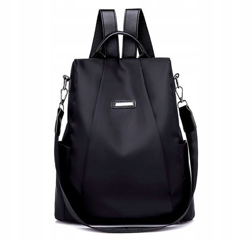 Plecak Damski Czarny Wodoodporny 2W1 Pojemny Torba na Arena.pl