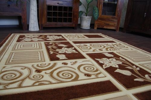 Dywan HEAT-SET DEKOR 005 brąz na Arena.pl