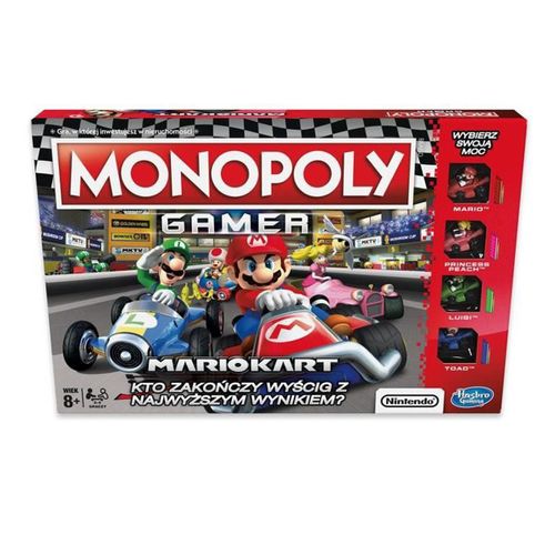 Gra Hasbro - Monopoly Gamer Mario Kart E1870 na Arena.pl